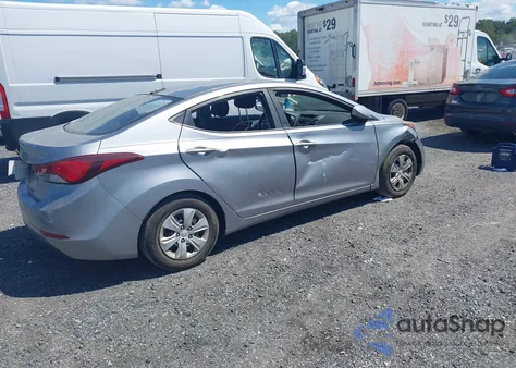 2016 Hyundai Elantra Se z USA, uszkodzony, nr VIN 5NPDH4AE4GH748193